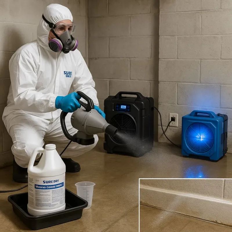 Sanitization and Odor Removal process in Hampton County, SC