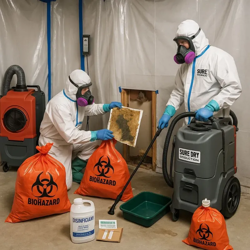 Contaminated Water Handling Protocols process in Hampton County, SC