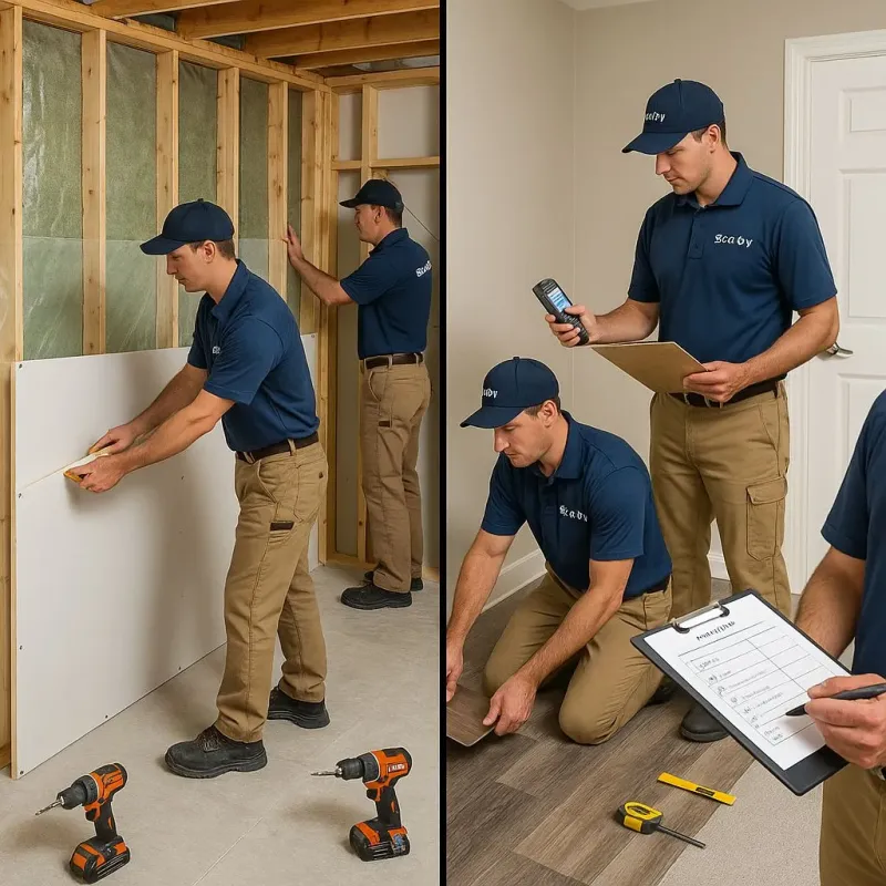 Repairs and Reconstruction process in Hampton County, SC